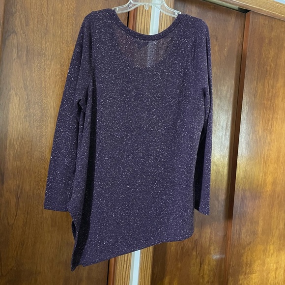 Lane Bryant Dressy LS Tunic 18/20 - Picture 3 of 7